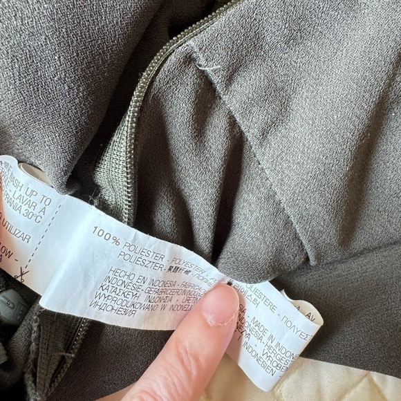 Zara Basic Dark Gray Work Trousers size 4 - Picture 8 of 8